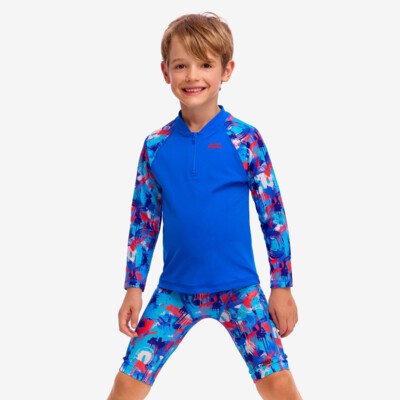 Messy Messy Messy Toddler Boy's Zippy Rash Vest