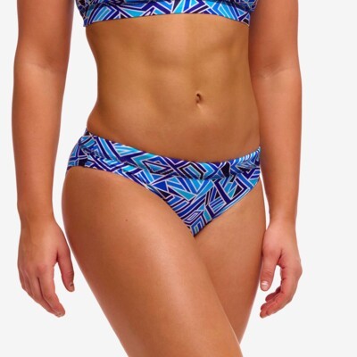 Blue Bits Ladies Sports Brief