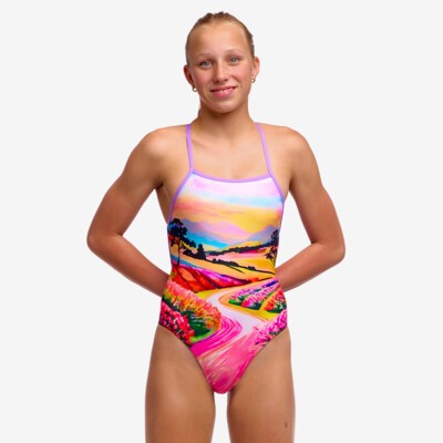 Meadow Made Girl's Strapped In One Piece