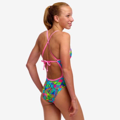 Lakes & Saddles Girl's Tie Me Tight One Piece