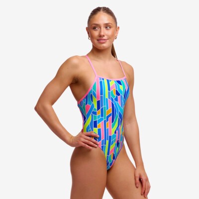Pillared Ladies Tie Me Tight One Piece