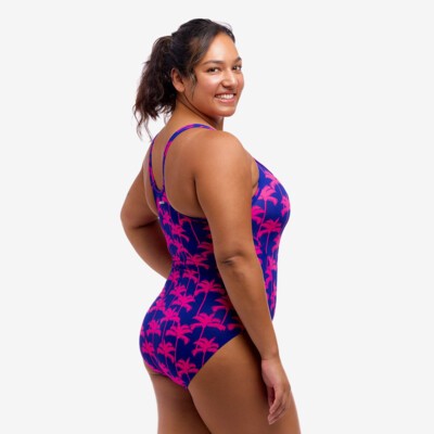 Pinky Palms Ladies Locked In Lucy One Piece
