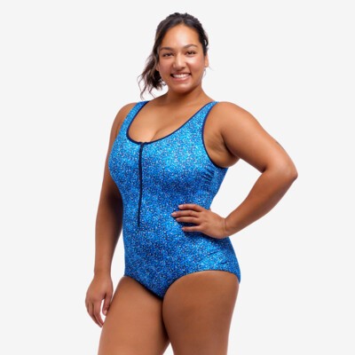 Pebble Beach Ladies Zip Front One Piece