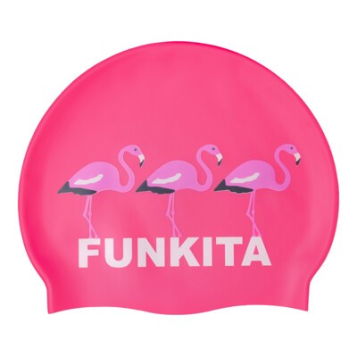 Flaming Go Gos  Silicone Swimming Cap