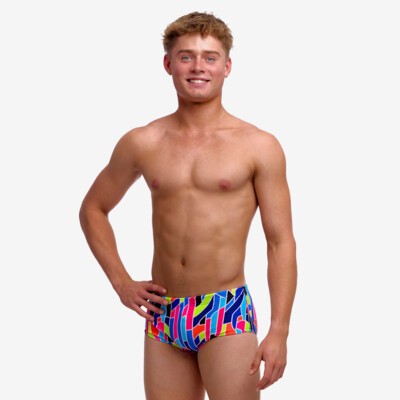 Fault Lines Boy's Sidewinder Trunks
