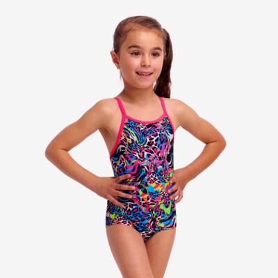 Lolly Leopard Toddler Girl's Printed One Piece