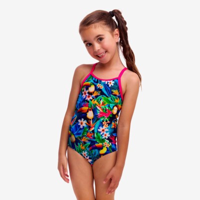 Birdie Wordie Toddler Girl's Printed One Piece