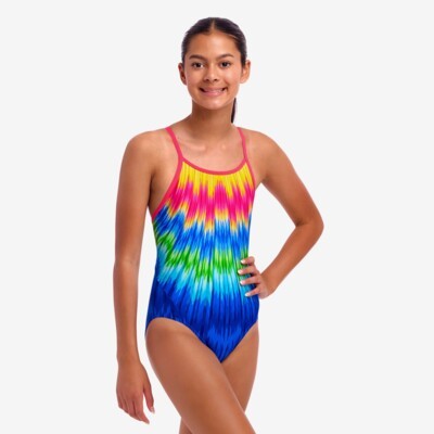 Fly Time Girl's Diamond Back One Piece