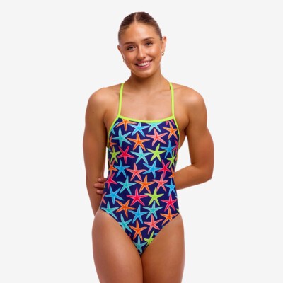Starry Night Ladies Strapped In One Piece