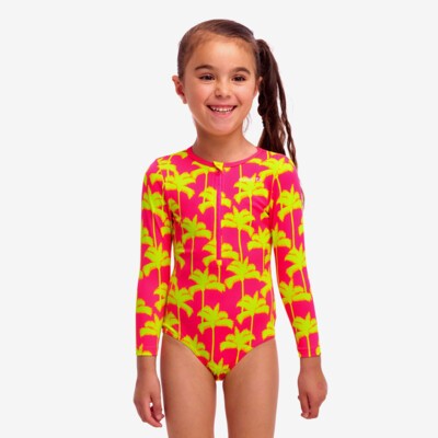 Sweet Coconuts Toddler Girl's Sun Cover One Piece