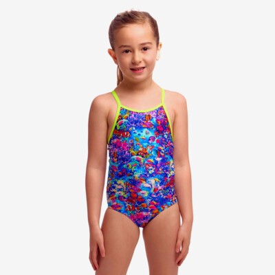 Sea Life Toddler Girl's Printed One Piece