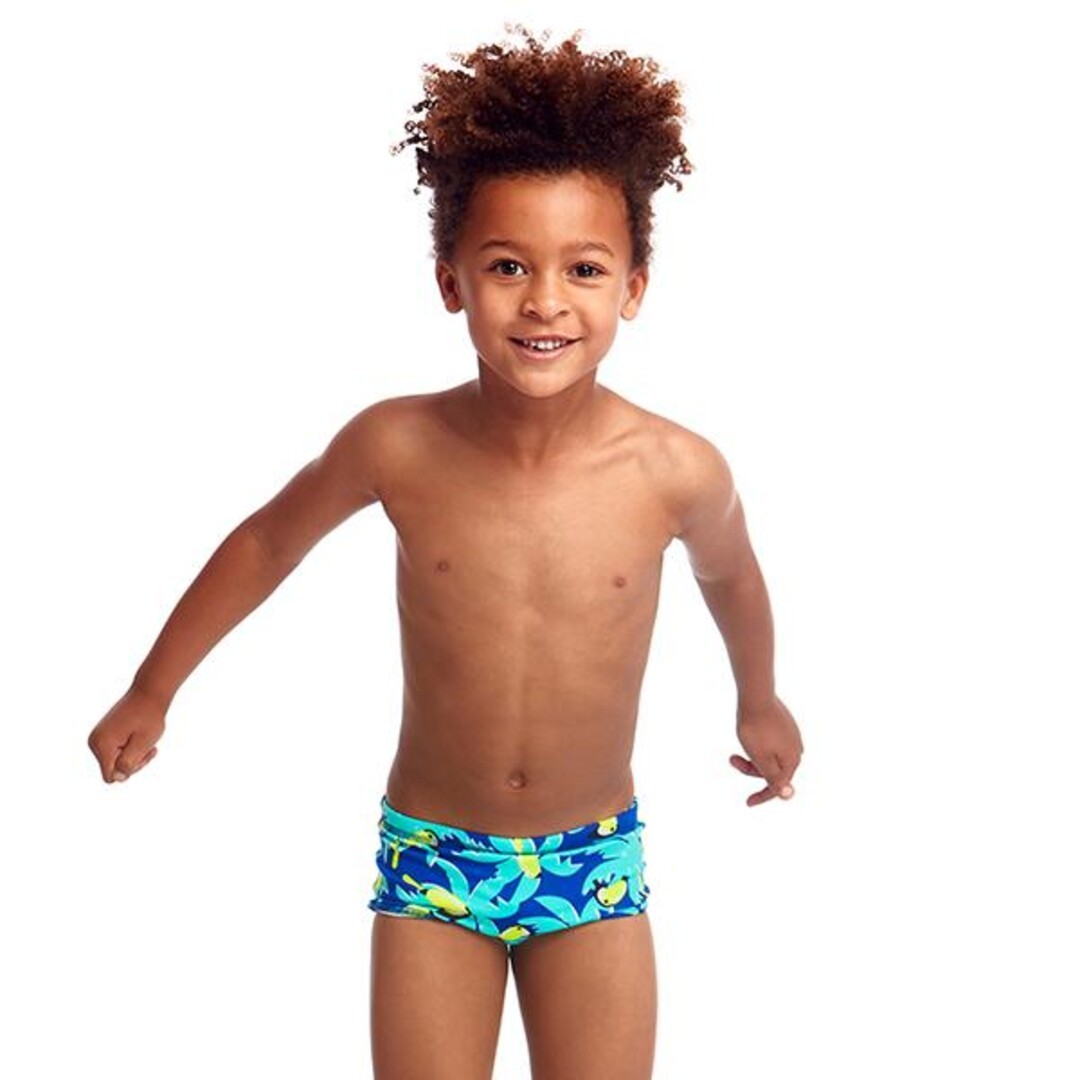 Bird Brain Toddler Boy's Printed Trunks