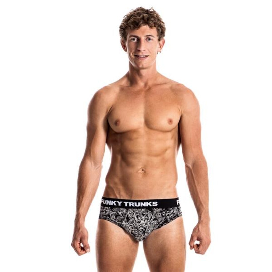 Midnight Dragon Men's Underwear Briefs