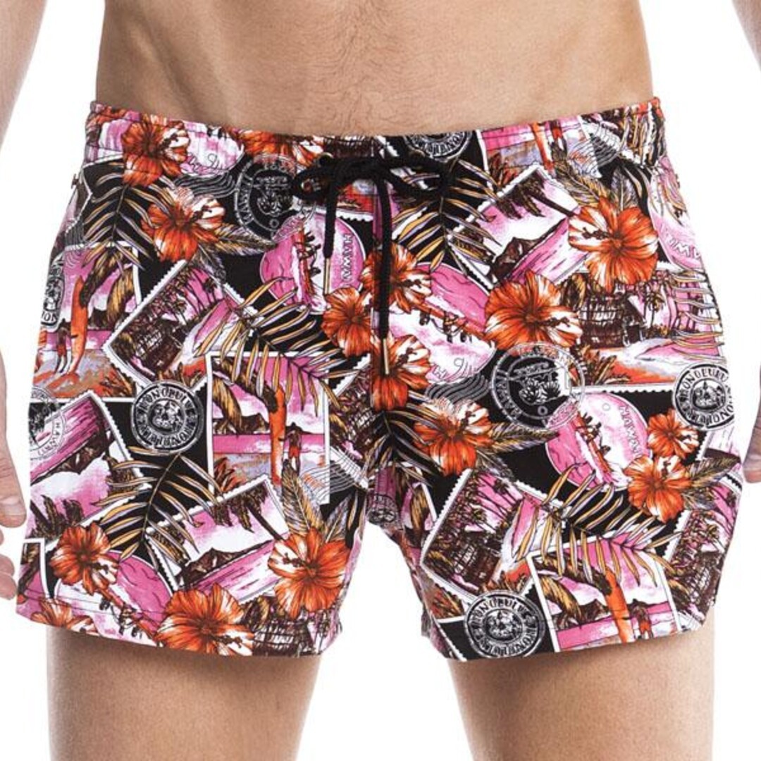 Tropical Nights Men's Shorty Shorts Short