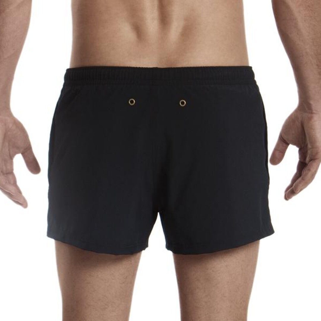 Still Black Men's Shorty Shorts Short