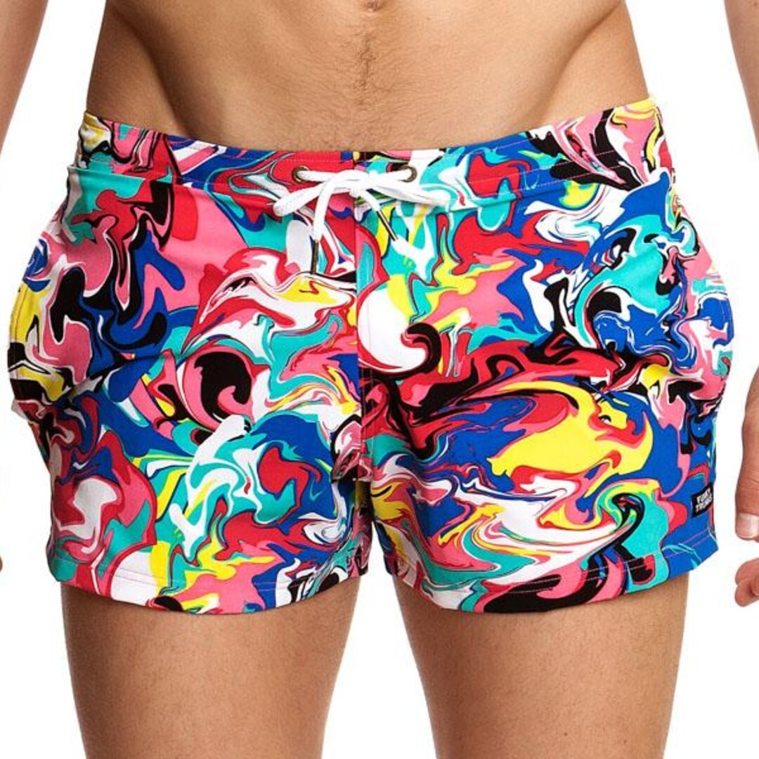 Splatterfied Men's Shorty Shorts Short
