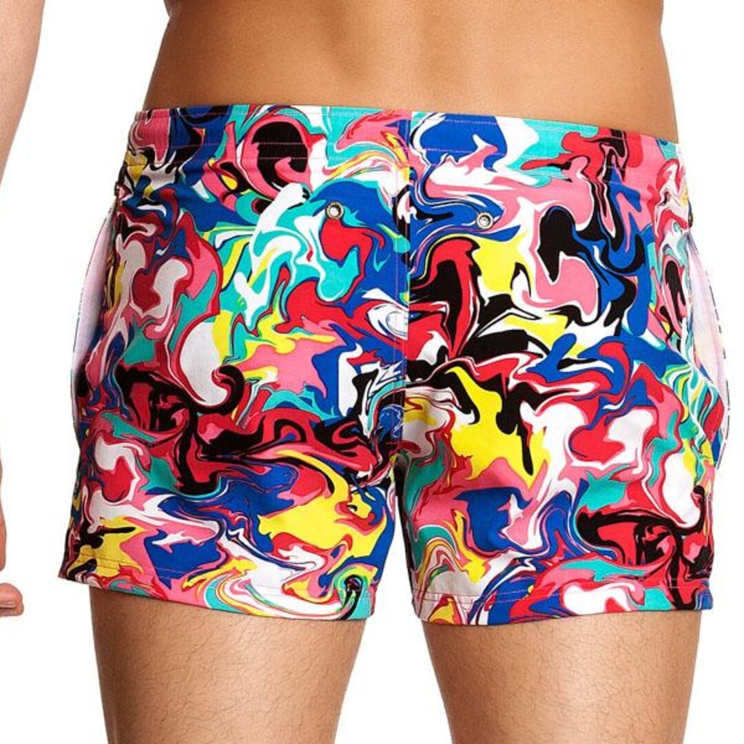 Splatterfied Men's Shorty Shorts Short
