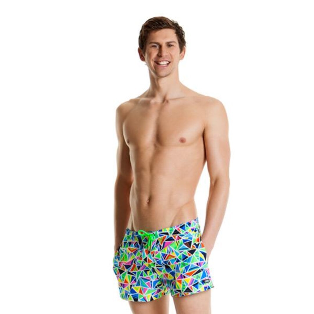Crazy Cracks Men's Shorty Shorts Short
