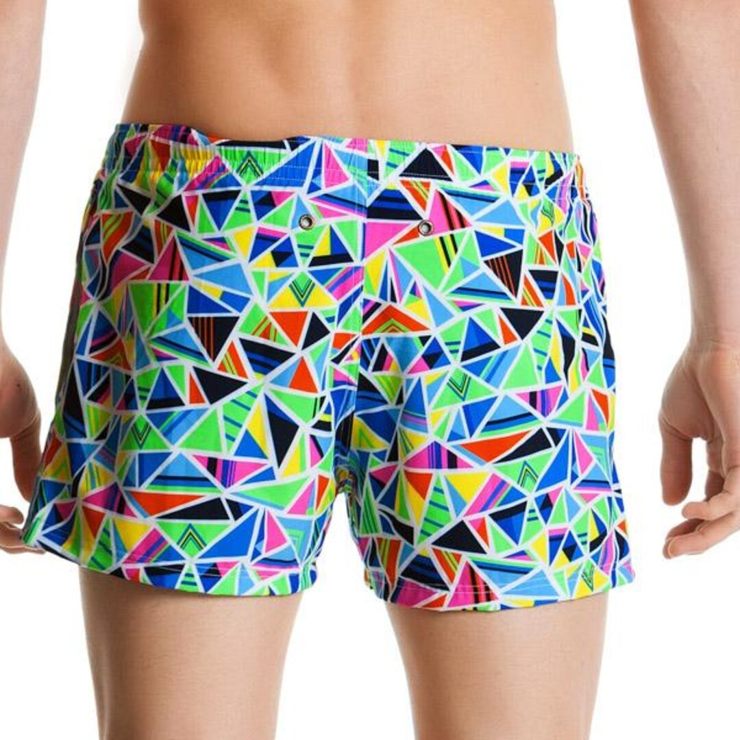Crazy Cracks Men's Shorty Shorts Short