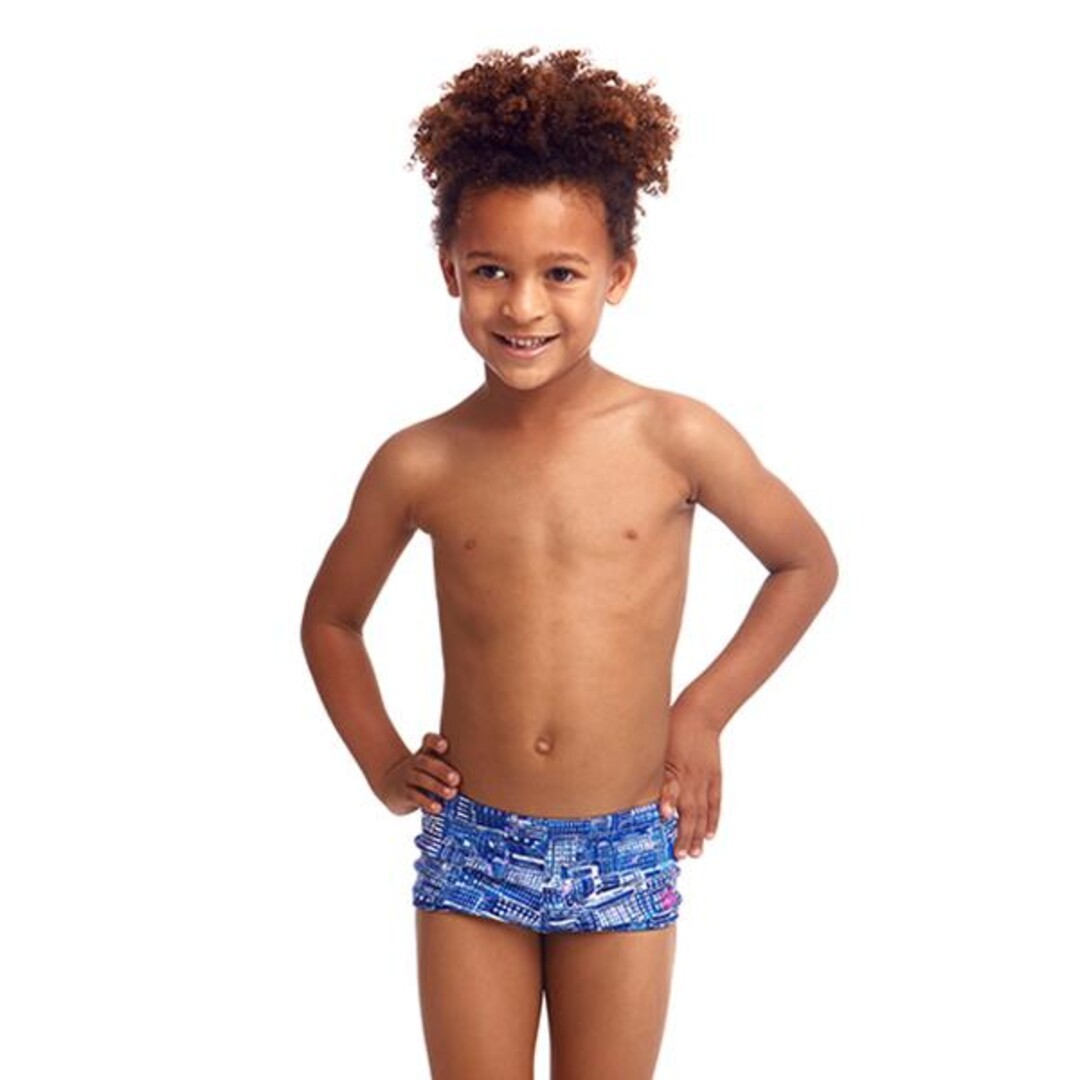Sky City Toddler Boy's Square Trunks