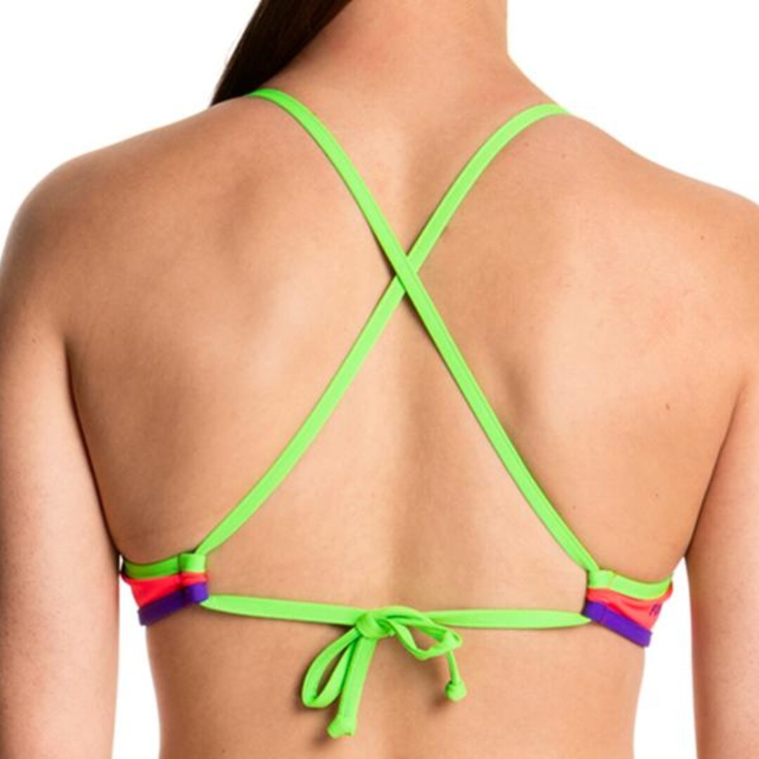 Tropical Kiss Ladies Tie Down Bikini Top