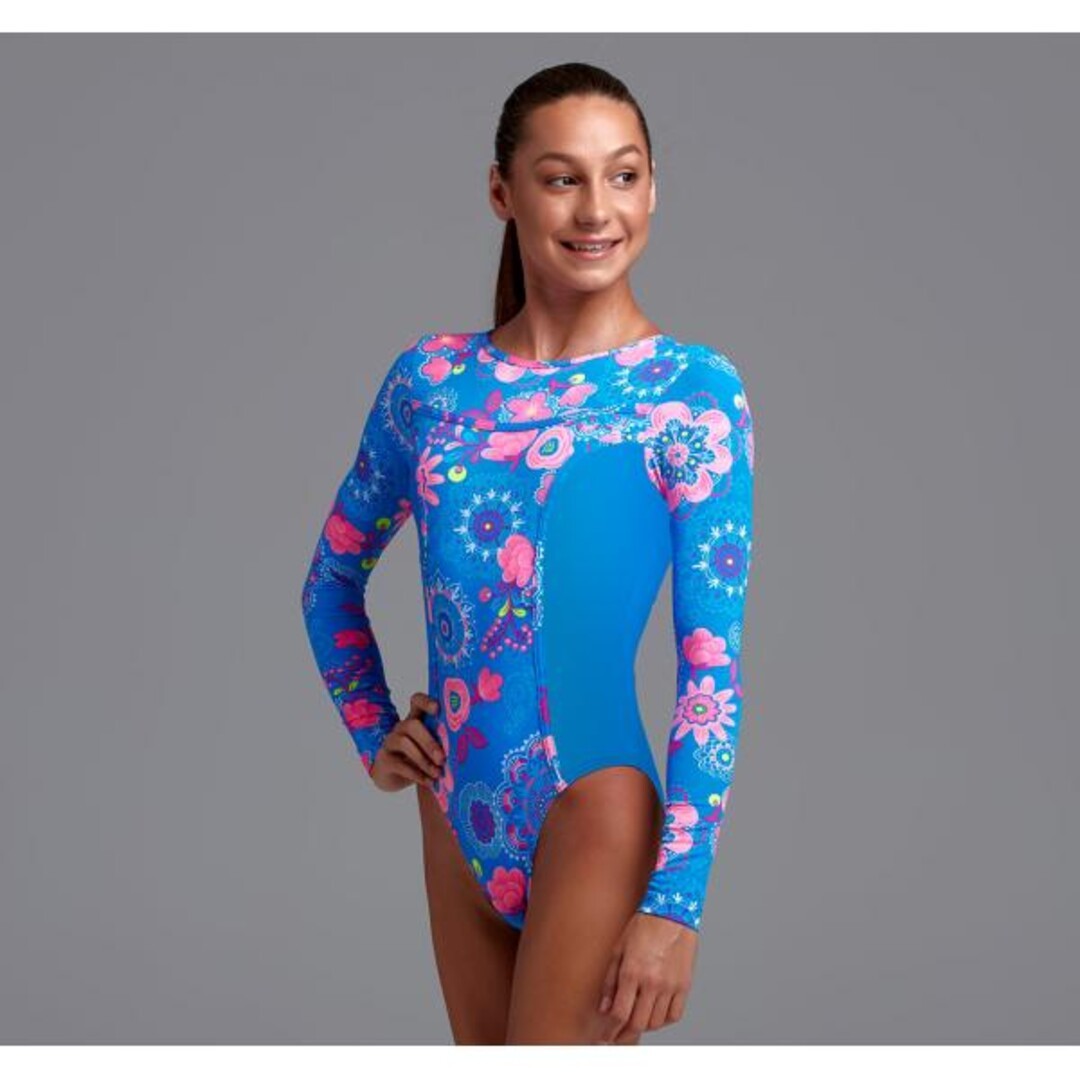 Lacy In The Sky Girl's Long Life Flyer One Piece