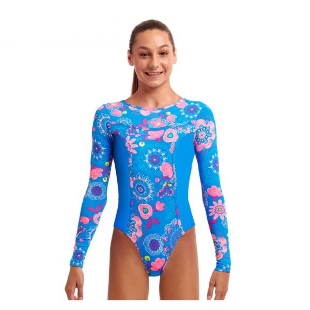 Lacy In The Sky Girl's Long Life Flyer One Piece