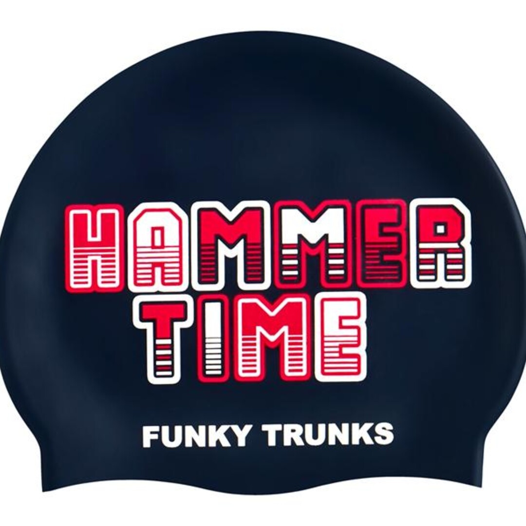 Hammer Time  Silicone Swimming Cap