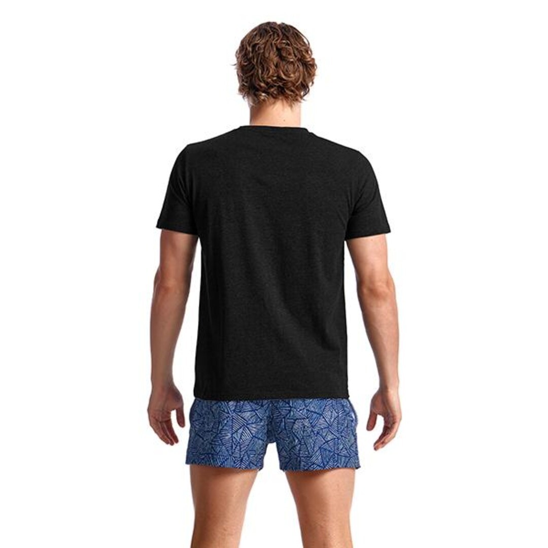 Hunk Life Black Men's Crew Neck T-Shirt