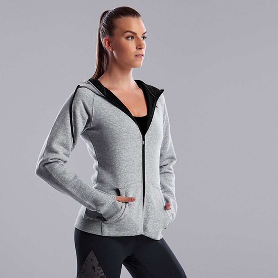 Morning Mist Ladies Snug Zip Hoodie