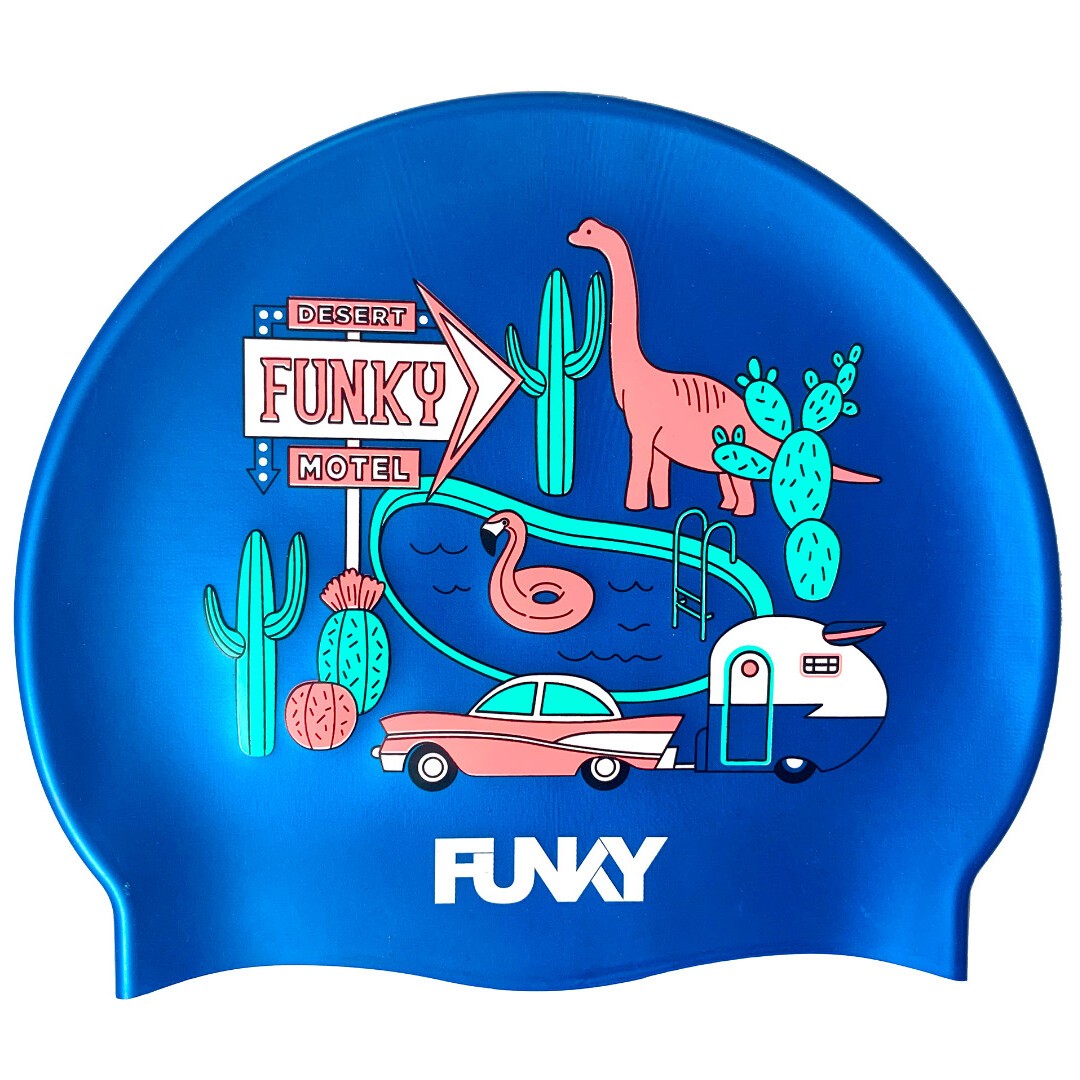 Wacky West  Silicone Swimming Cap