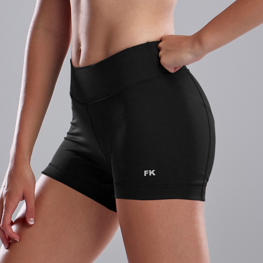 Black Ladies Gym Short