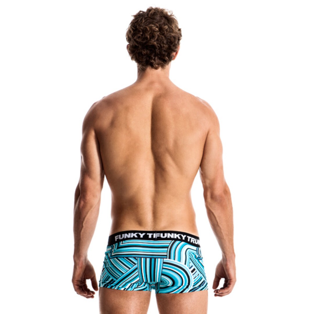 Blue Pipestripe Men's Underwear Trunks