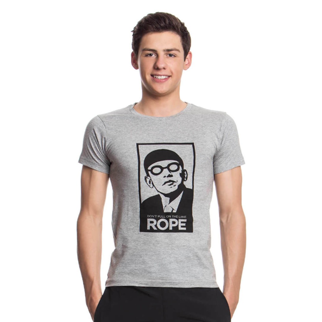 Pull The Rope - Grey Boy's Crew Neck T-Shirt