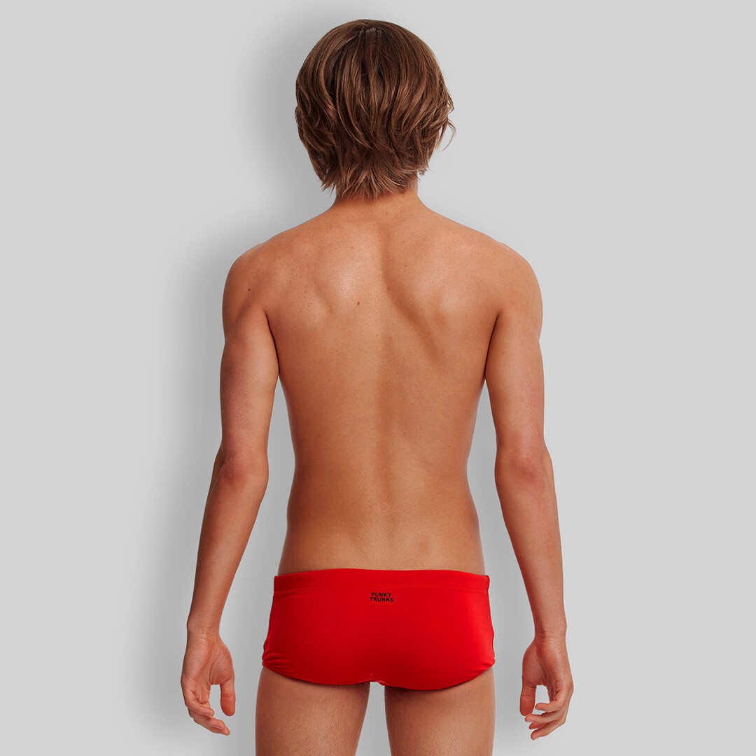 Still Red Boy's Classic Trunks