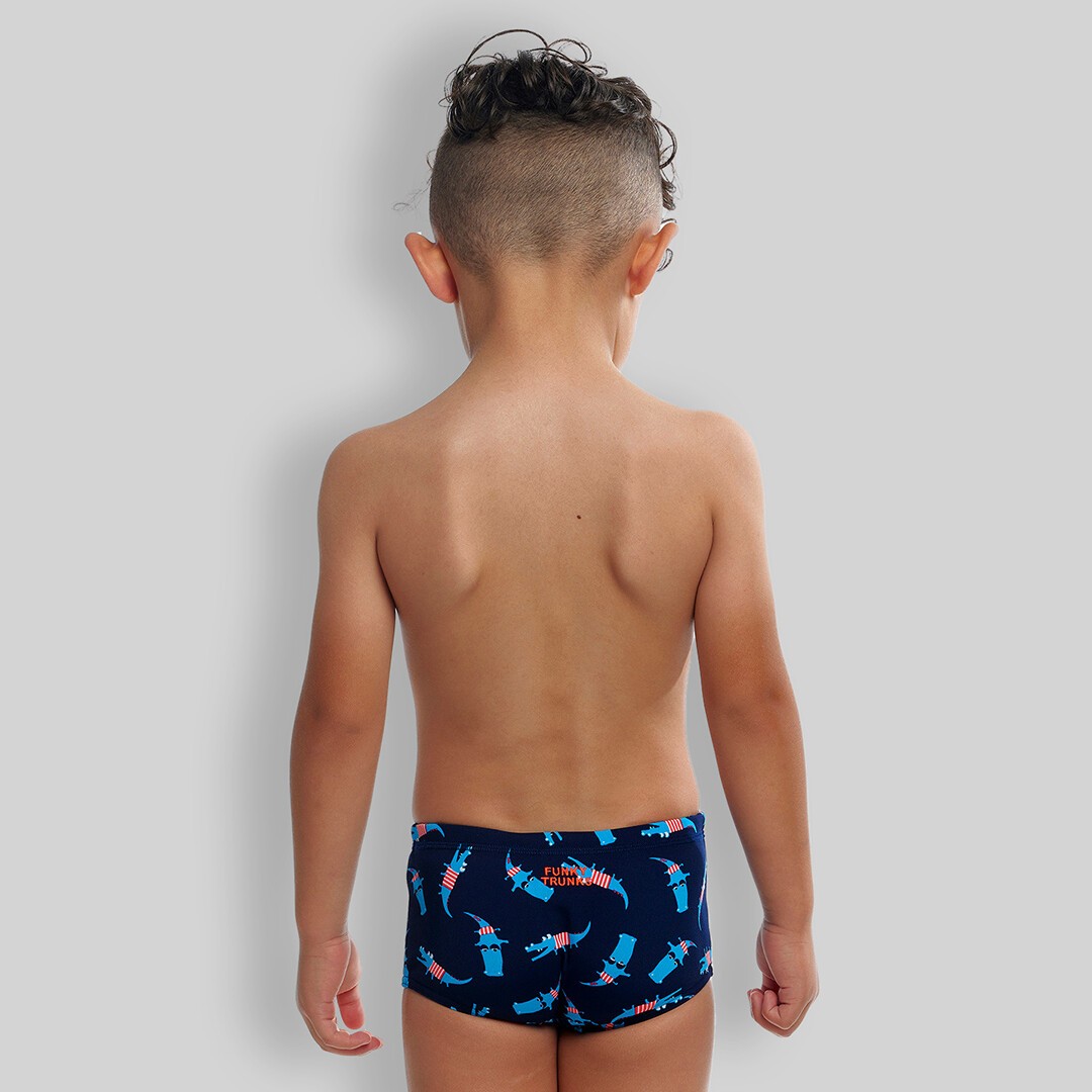 Croc Top Toddler Boy's Printed Trunks