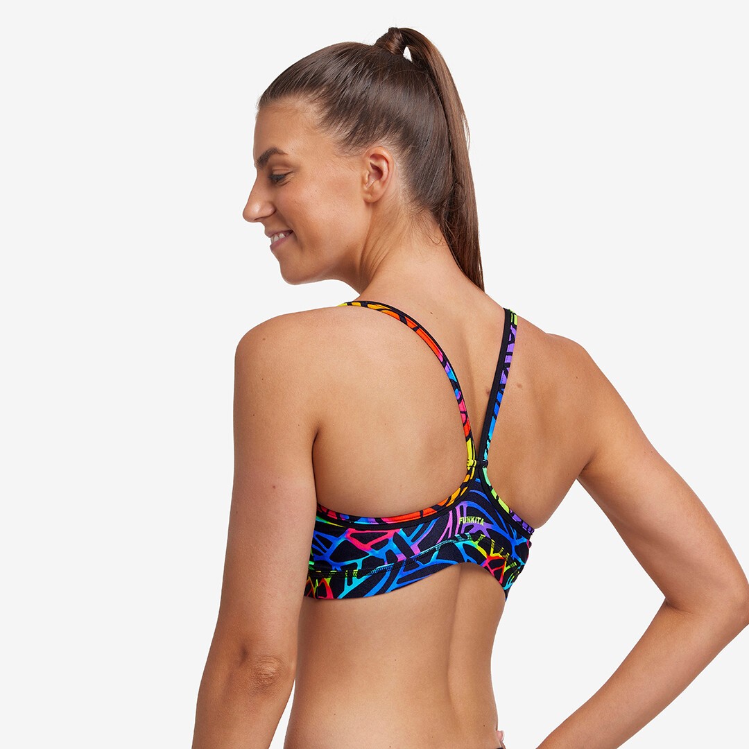 Rainbow Web  Ladies Sports Top