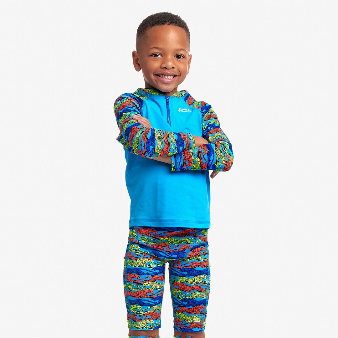 No Cheating Toddler Boy's Zippy Rash Vest