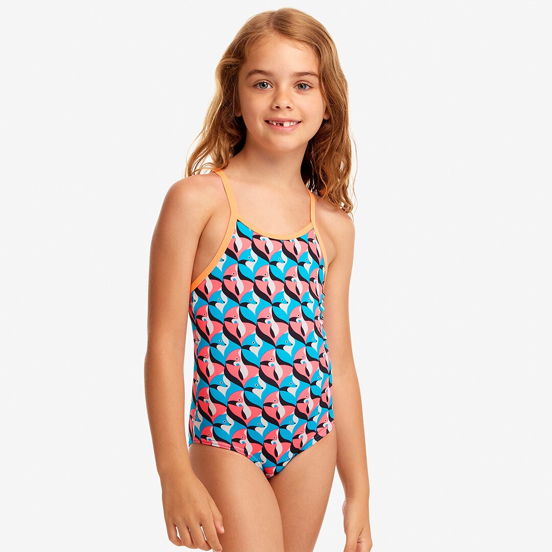 Run Fox Run Toddler Girl's Printed One Piece
