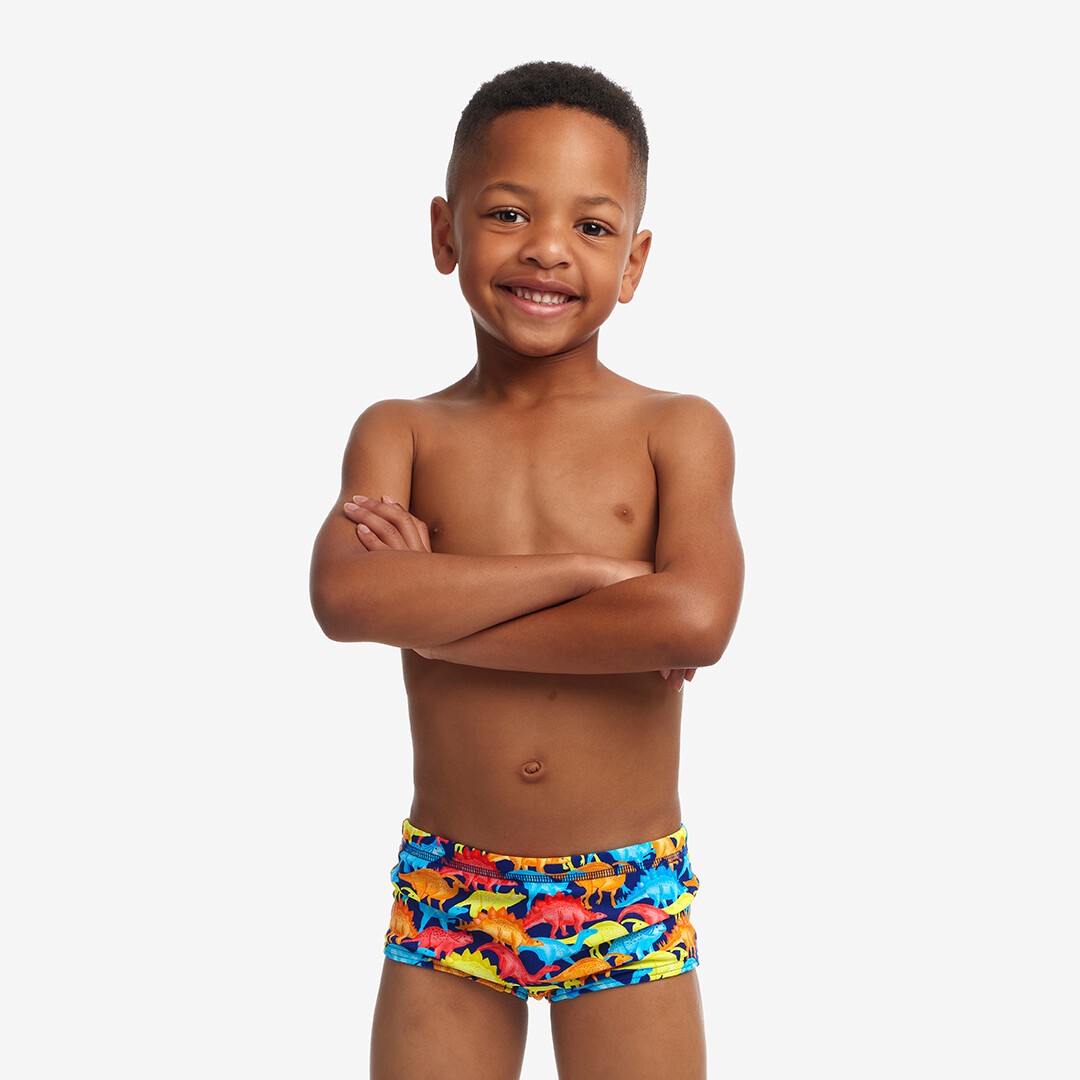 Swimmasaurus Toddler Boy's Printed Trunks