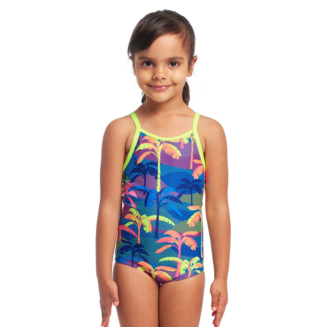 Palm A Lot Toddler Girl's Printed One Piece