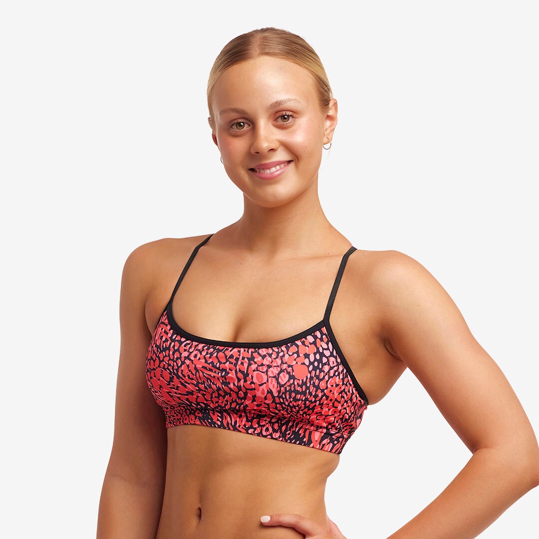 Spot Lots Ladies Swim Crop Top