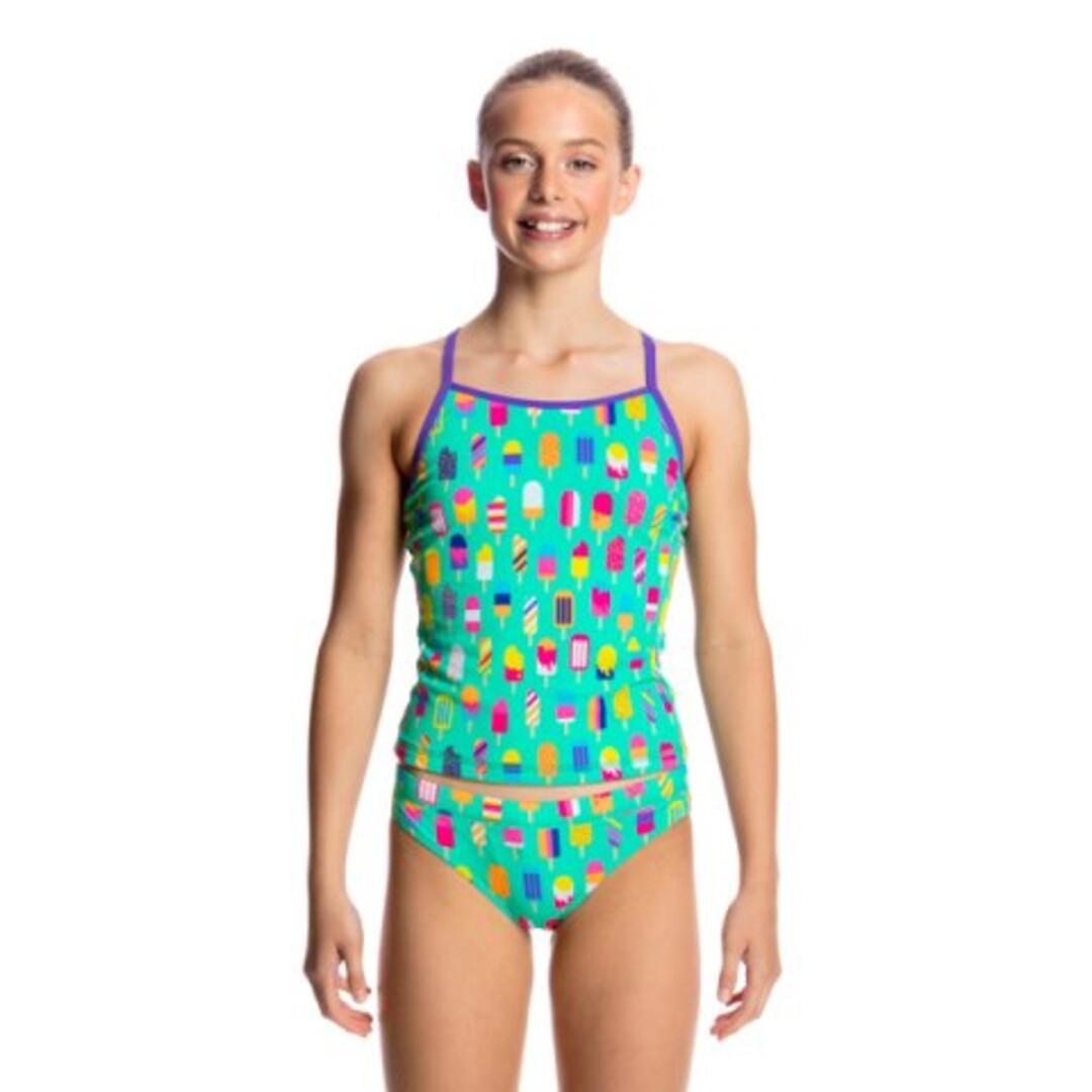 Popsicle Parade Girl's Tankini & Brief Two Piece