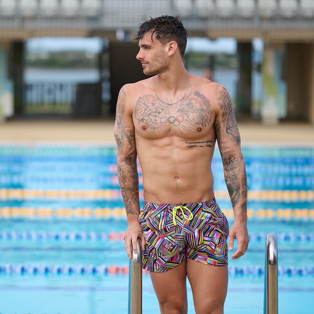 Strip Straps Men's Shorty Shorts Short