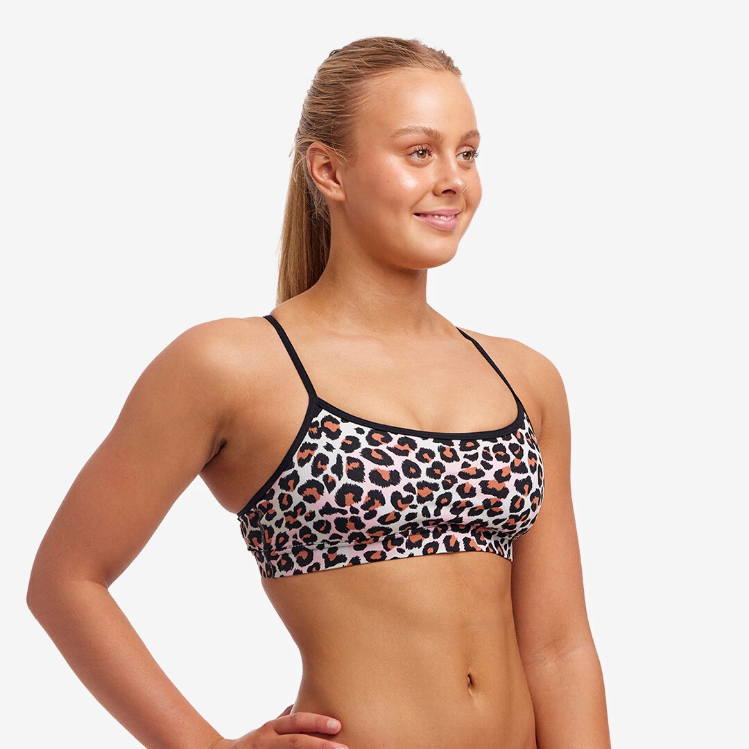 Some Zoo Life Ladies Swim Crop Top