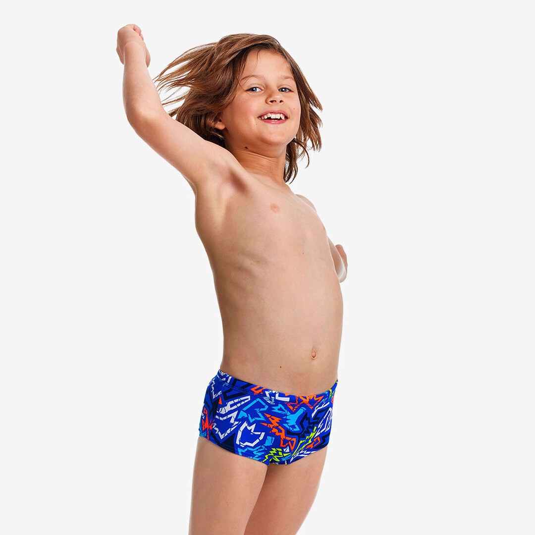 Broken Hearts Toddler Boy's Printed Trunks