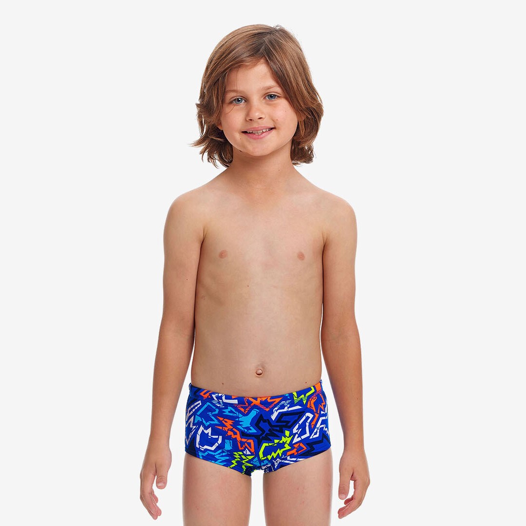 Broken Hearts Toddler Boy's Printed Trunks