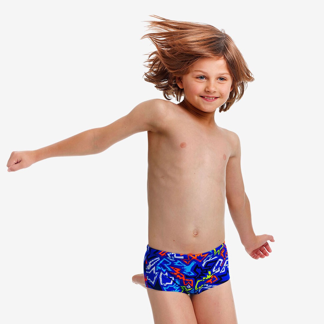 Broken Hearts Toddler Boy's Printed Trunks