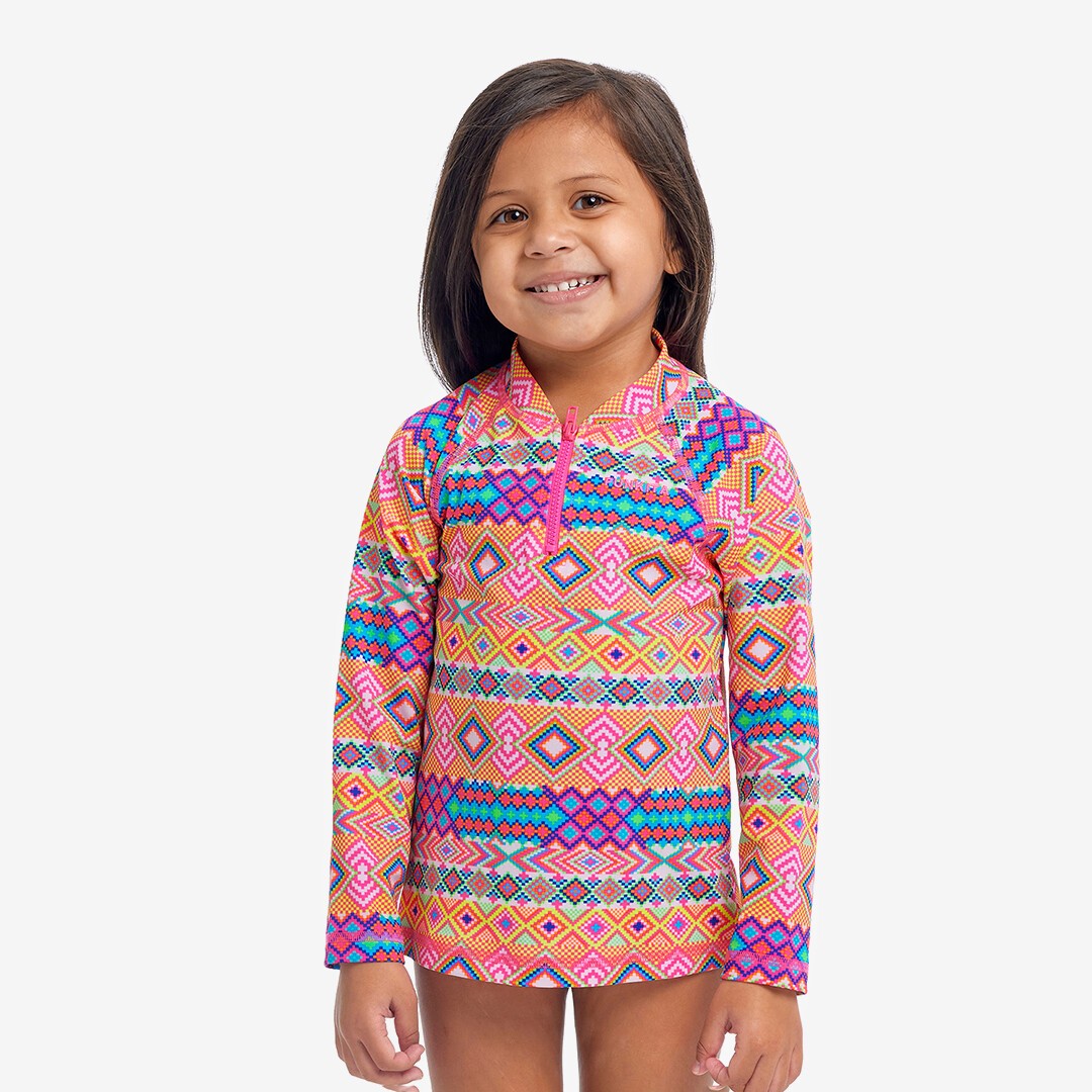 Devil In Detail Toddler Girl's Zippy Rashie & Brief