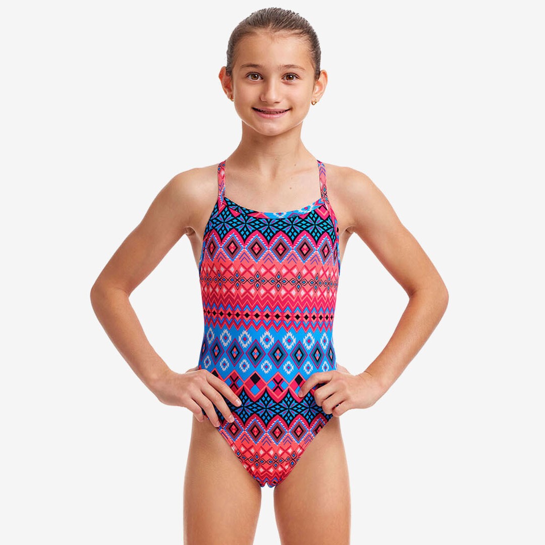 Tinsel Town Girl's Single Strap One Piece